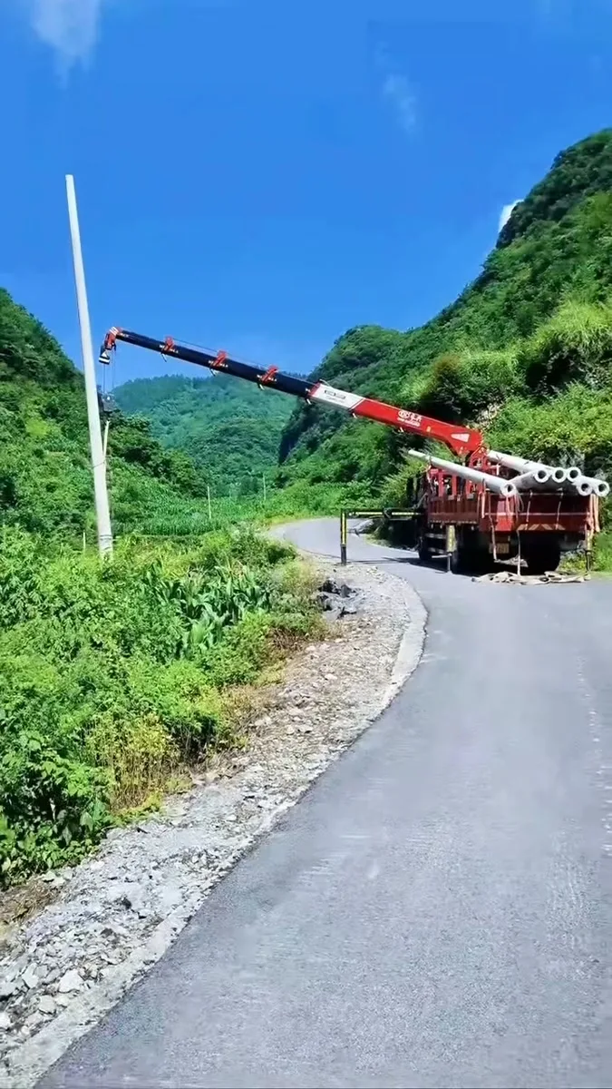 Pole installation